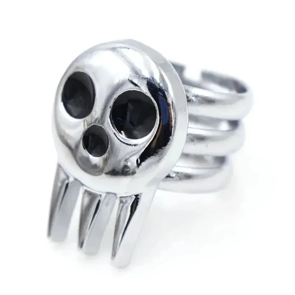 Articulated Snake Ring — Black