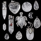 Crystal Quartz Iced Pendant — DIY Craft Set