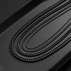 Punk Classic 3/5/7/9mm Width Cuban Chain Stainless Steel Necklace for Men Male Hip Hop Jewelry Accessories 50cm 55cm 60cm 70cm