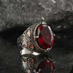 Multi-Color Adjustable Ring for Men — Zinc Alloy