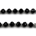 San Judas Tadeo Car Pendant Stainless Steel Gold Silver Color Saint Jude Thaddeus Glass Prayer Beads Chain Amulet Jewelry Gift