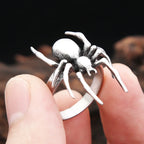 Spider Steel Ring Vintage Punk 316L Gothic Biker