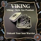 Viking Steel Pendant 316L Rune Axe High-end