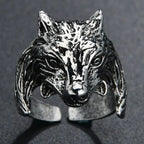 New Design Skull Crow Skull Ring Woodpecker Bird Men's Ring Punk Stylish Jewelry