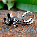 2024 New 316L Stainless Steel Viking Rotating chain rune Ring For Men Fashion retro Amulet fashion Jewelry Gift free