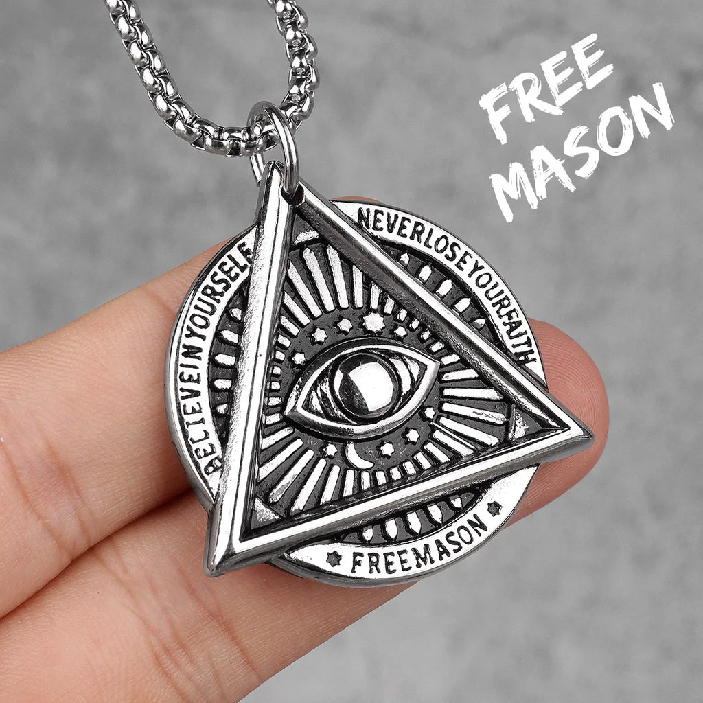 Star of David Pendant — Stainless Steel