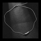 Snake Bone Necklace — Stainless Steel