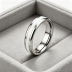 10MM Wide Trendy Stainless Steel Ring For Woman And Man Valentine's Day gift