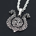 Viking Dragon Pendant — 925 Silver