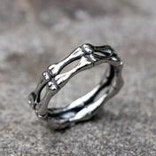 316L Rings Skull Titanium Ring
