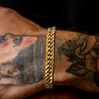 Double Curb Chain Bracelet 15mm — Stainless Steel