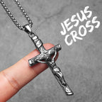 INRI Jesus Cross Pendant — Stainless Steel