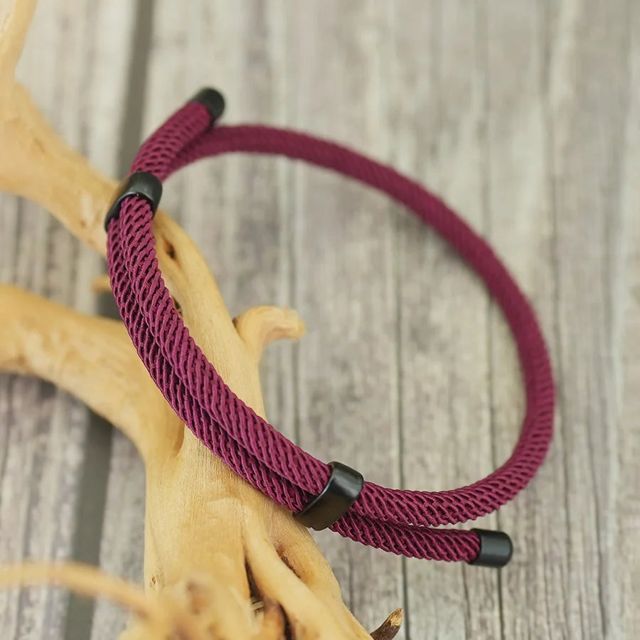 Sliding Rope Cord Bracelet — Minimalist Adjustable