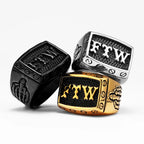 FTW Middle Finger Ring — Stainless Steel