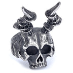 Multi Style Gothic Skull Rings Stainless Steel Fashion Personality Hip-hop Men Ring Biker Party Charm Jewelry Gift