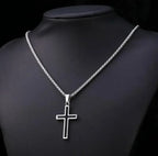 Christian Iced Out Bling Jesus Head Portrait Necklace Pendant Male and Female Cross Catholic Amulet Jewelry