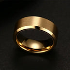 New Fashion Charm Jewelry Ring for Men Women Stainless Steel Black Rings Wedding Engagement Band Quality Matte Male