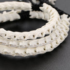 Snake Bone Beads Bracelet 5-8mm — Collectible String, Statement