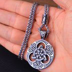 Viking Vegvisir Compass Pendant — Stainless Steel