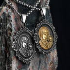 Virgin Mary Pendant Necklace — Stainless Steel