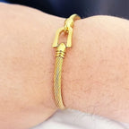Rope Chain Bracelet — Stainless Steel, Black, Gold or Silver
