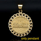 Iced Out Last Supper Pendant — Stainless Steel