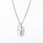 Greek Warrior Helmet Pendant Necklace — Stainless Steel
