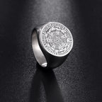 Seven Archangels Hexagram Signet Ring — Kabbalah