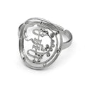 Baphomet Steel Ring Sigeal Sigil Lucifer Satan