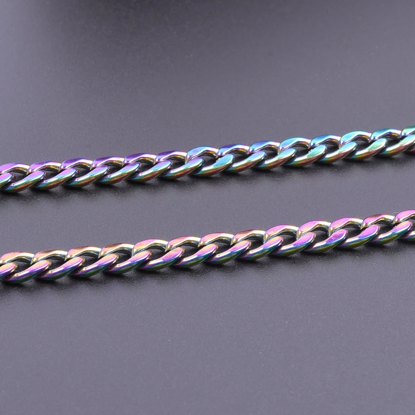 90CM Cuban Link Chain Necklace — Stainless