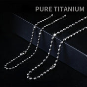 Ball Bead Chain Necklace — 3MM 26 Inch