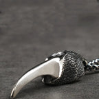 Domineering retro dragon claw punk animal claw necklace men's fashion bicycle riding lucky jewelry gift