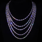 925 Silver VVS Moissanite Star Tennis Chain