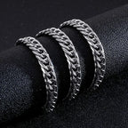 925 Sterling Silver 45-60cm 10mm Cuban Chain Necklace For Man Fashion Jewelry Trend Personality Hip Hop Trendsetter