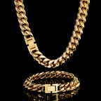 Stainless Steel Cuban Chain Necklace Miami