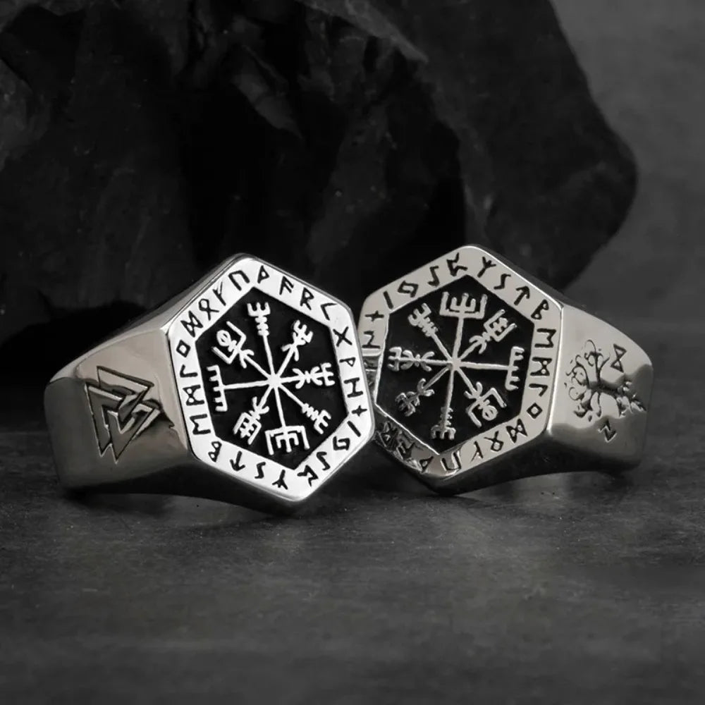2024 Popular European and American Domineering Skull Men's Rings Personalized Punk Trend Hip-hop Rock Men's Rings