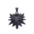 Viking Wolf Stainless Steel Pendant Necklace
