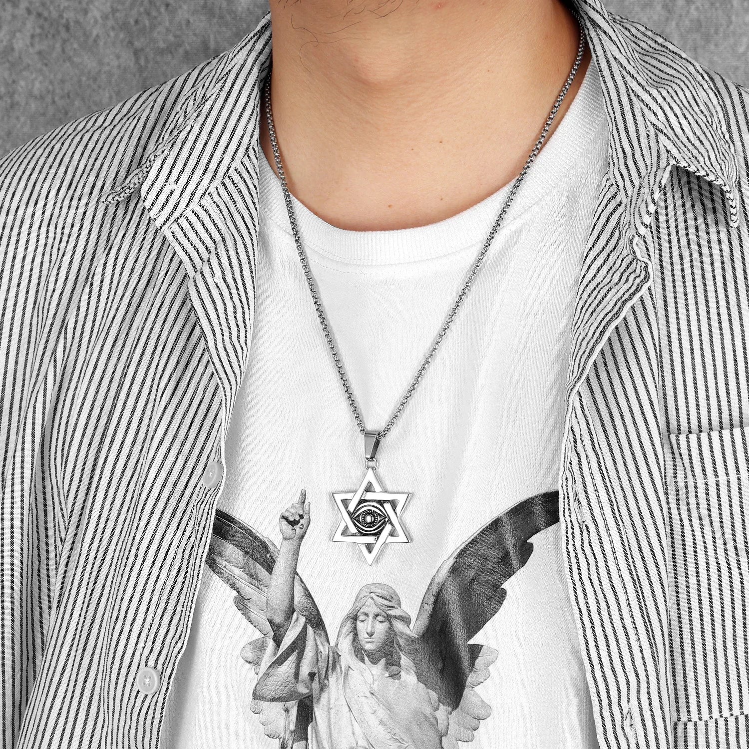 Seal of Solomon Pendant — Stainless Steel