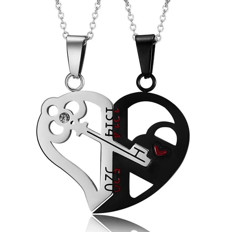 Magnetic Heart Pendant Necklace