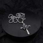 Cross Steel Pendant Rose Summer Earth Jumpy