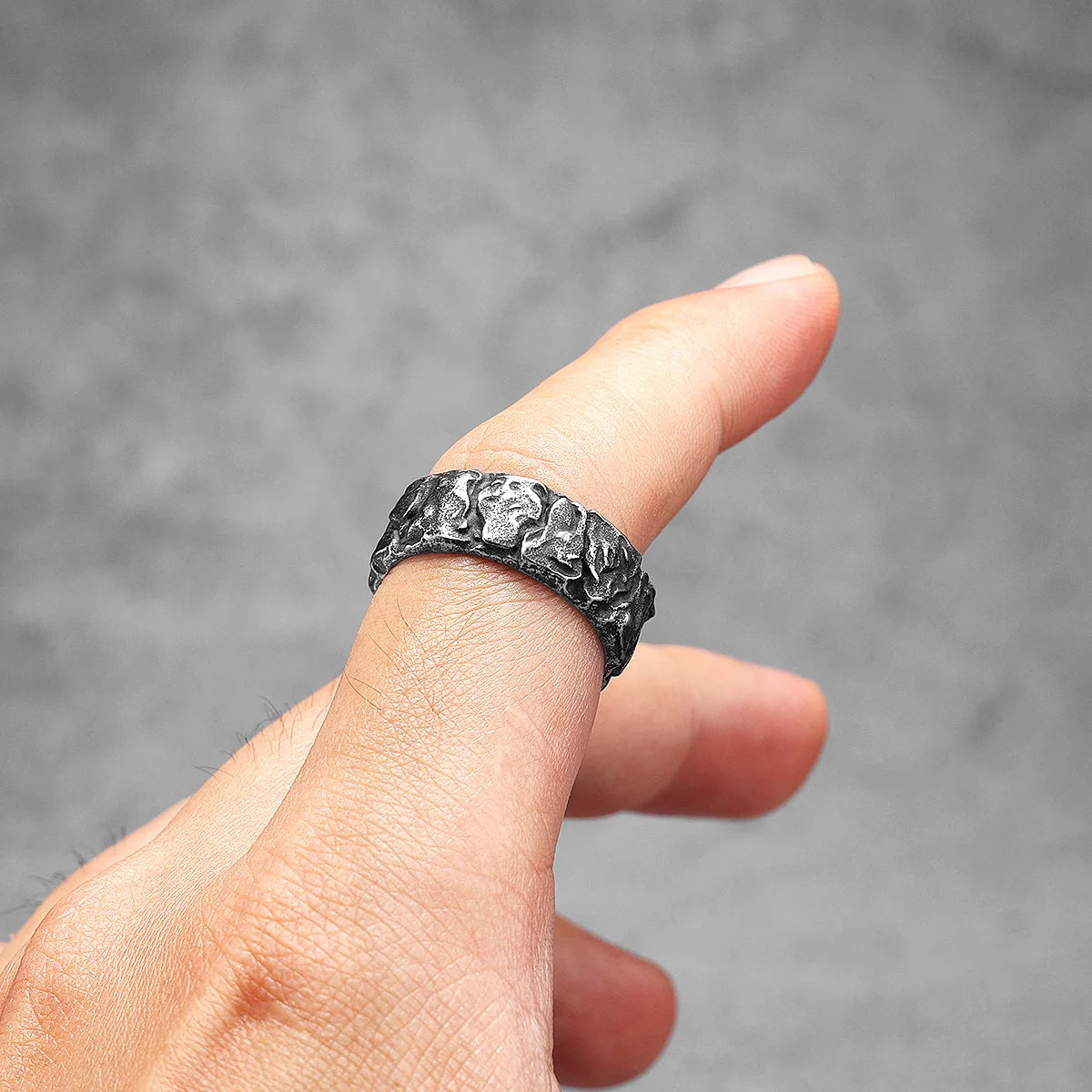 Viking Rune Ring — Stainless Steel