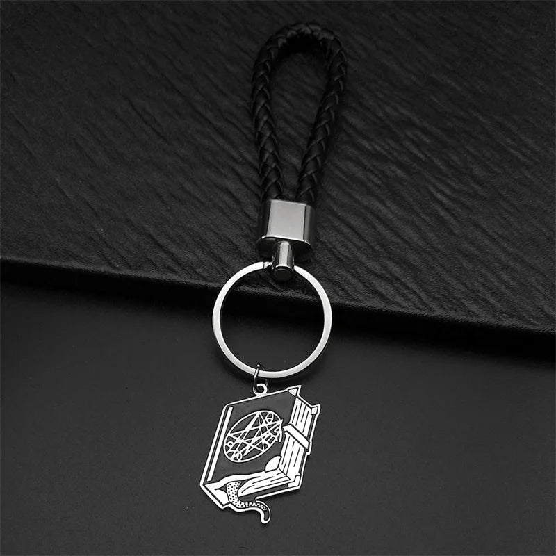 Occult Sigil Silver Pendant Cthulhu Mythos Necronomicon