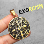 St. Benedict Pendant Necklace — Stainless Steel