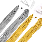 LUXUSTEEL 4MM Stainless Steel Hip-Hop Rock Unisex Fashion Jewelry Twisted Chain Necklace, Everyday Wear Versatile and Waterproof