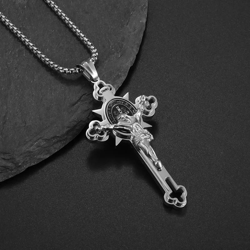 Witchcraft Pentagram Pendant Necklace — Stainless Steel