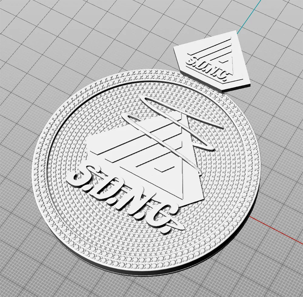 Iced Out Letter Pendant 80MM Disc Statement