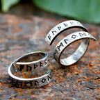 2024 New 316L Stainless Steel Viking Rotating chain rune Ring For Men Fashion retro Amulet fashion Jewelry Gift free