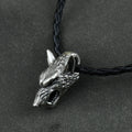 Viking Wolf Head Necklace Pendant Norse Viking Amulet Men Women Original Animal Jewelry