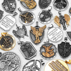Archangel Michael Pendant — Stainless Steel