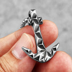 Anchor Sailor Pendant Necklace — Stainless Steel